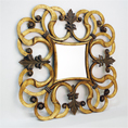 Christopher Guy Hand Carved Wooden Gold Leaf Mirror